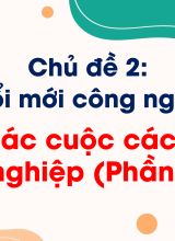 CN Thiết kế và Công nghệ - Bài 5. Các cuộc cách mạng công nghiệp (Phần III, IV)